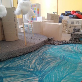 Io Di/segno ottobre 9 at Emilio Greco Museum "Building my city, Catania"  final townscape