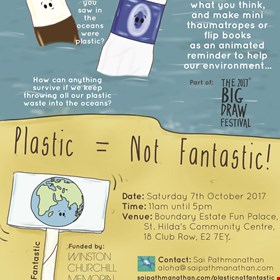 Plastic=Not Fantastic! flyer. 