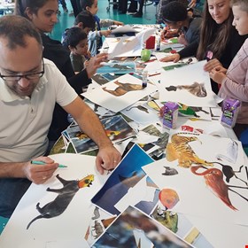 Collage your own creature - Family workshop