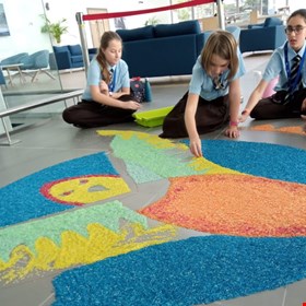 Rangoli making