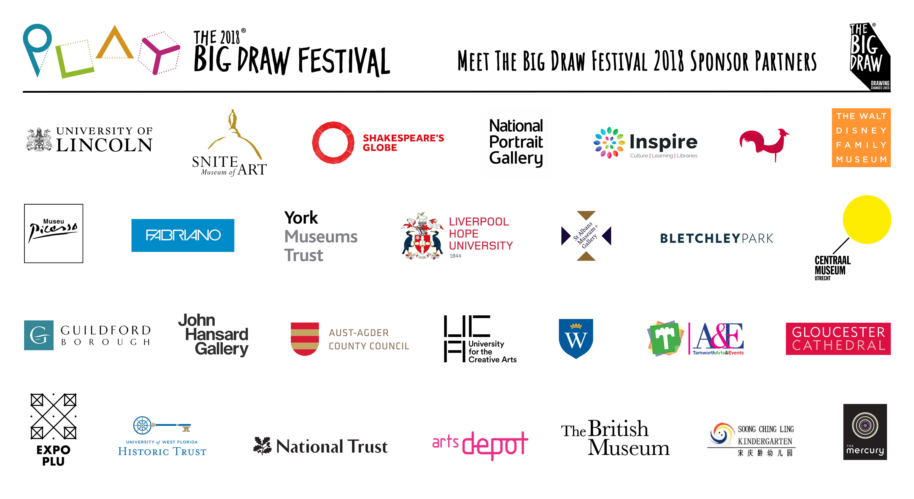 The Big Draw - The world's largest drawing festival | Sponsor Partners 2018